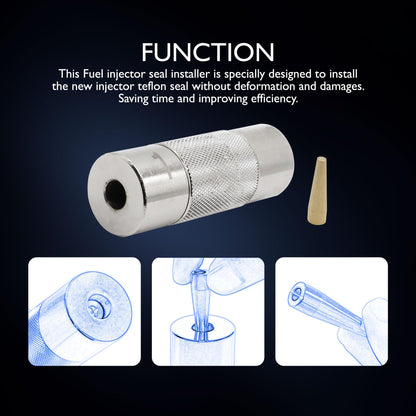 HiSport 310-198 310-199 Fuel Injector Seal Install Tools Replacement for Land Rover/Jaguar 3.0L & 5.0L Engines Fuel Injector Teflon Seals