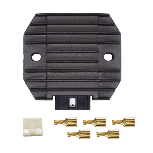 HiSport 21066-2056 Voltage Regulator Rectifier Compatible with Kawasaki FC400 FC420 FB460 FC540 FD620, John Deere 130 160 165 170 172 175 176 LX172 LX176 LX178 4x2 6x4 CS CX TS Trail Gator