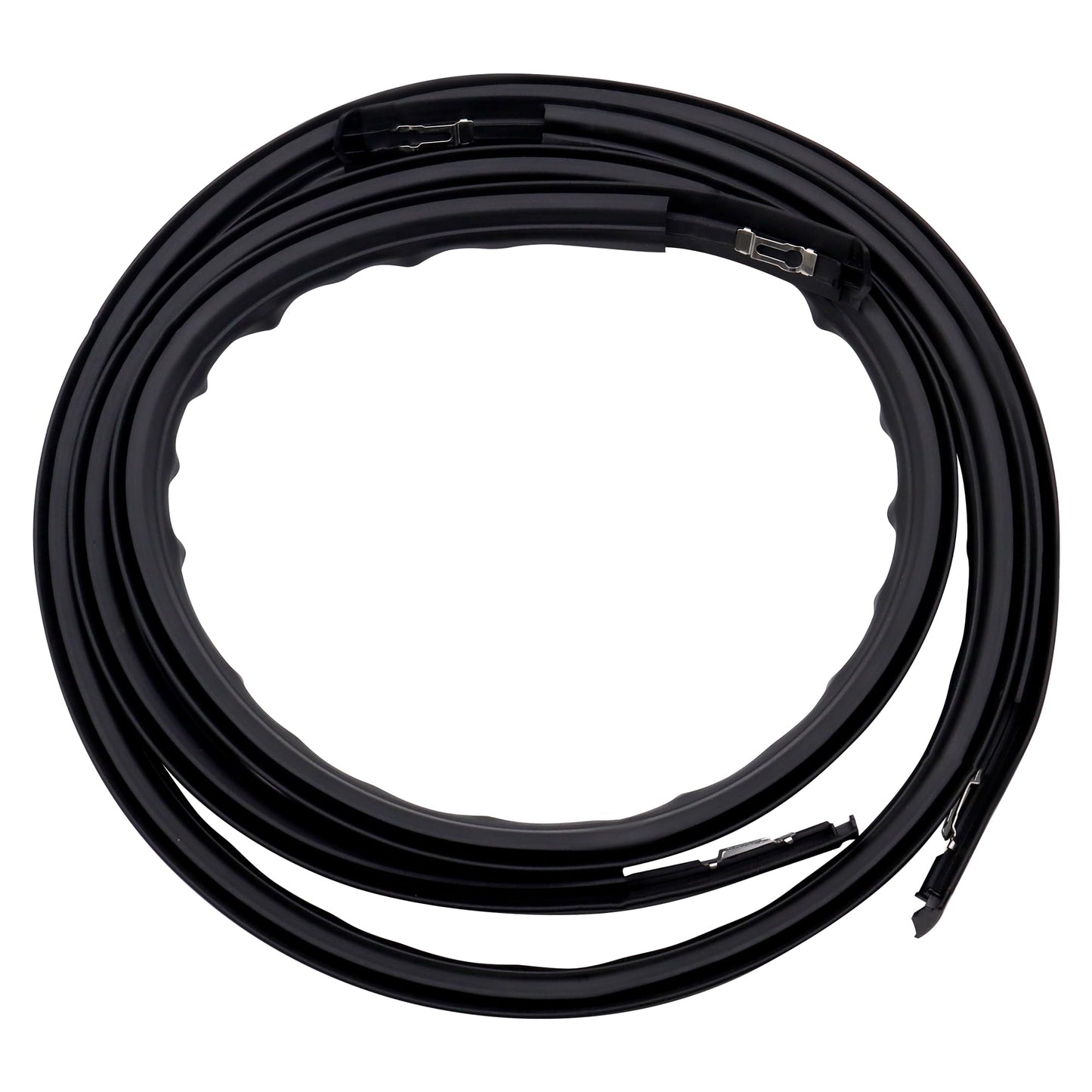 HiSport 1 Pair Roof Drip Molding Weatherstrip - Compatible with Honda Civic Sedan 4-Door 2012 2013 2014 2015, Left & Right Side Roof Trim Seal Kit Replace 74316TR0A01 74306TR0A01