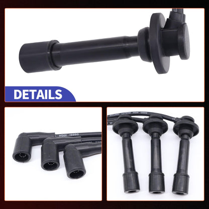 HiSport MIA11724 MIA11722 MIA11723 Spark Plug Wire Kit Replacement for John Deere 825i 825i S4