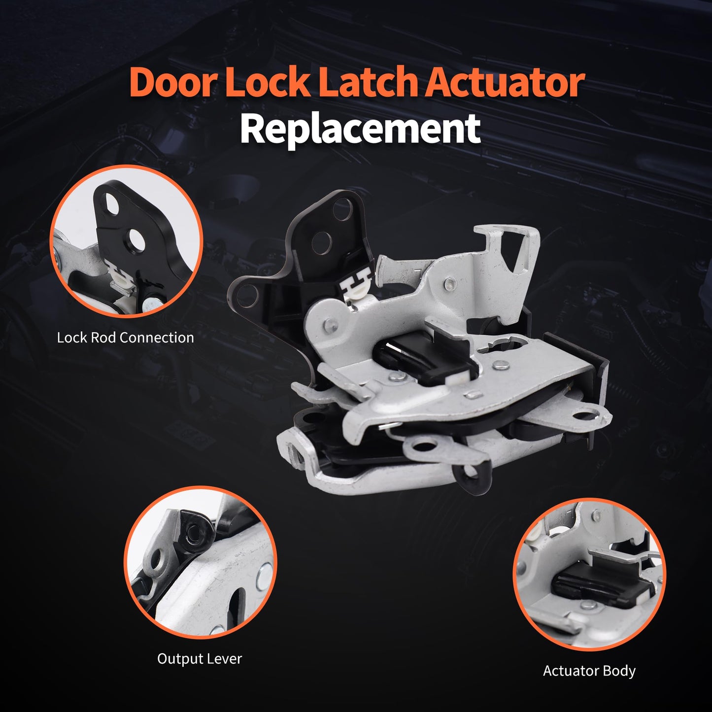 HiSport Front Left Driver Side Door Lock Latch Actuator CL3A1521813CB Compatible with Ford Lincoln F-250 F-350 F-450 Expedition Super Duty Navigator 2010-2017