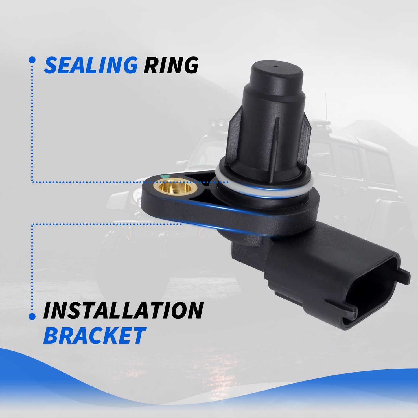 HiSport Engine Camshaft Position Sensor Compatible with Kia Soul 2010-2016 Rio 2012-2015 Forte Koup Hyundai Accent 2012-2019 Veloster 2012-2017 Sonata Replace 393502B030