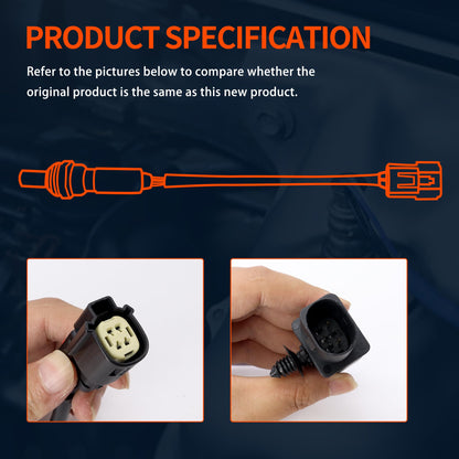 HiSport Oxygen O2 Sensor Upstream Downstream - Compatible with 2014-2018 Ford Focus Replacement 234-5068 234-4575