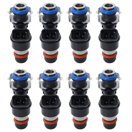 HiSport Fuel Injectors Replacement for Chevy Tahoe Express Suburban Silverado,Compatible with GMC Yukon XL Sierra, 1500 2500 3500,Cadi Escalade V8 4.8L 5.3L 6.0L 2000-2006 17113553 8 Pcs
