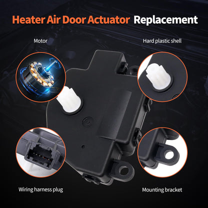 HiSport HVAC Heater Blend Door Actuator FL3Z19E616C - Compatible with Ford F-150 F-250 Super Duty F-350 Super Duty F-450 Super Duty F-550 Super Duty Lobo Expedition Lincoln Navigator 2015-2018