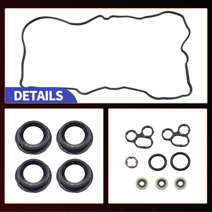 HiSport Valve Cover Gasket - Compatible with Lexus NX300h ES300h Compatible with Scion tC Compatible with Toyota Avalon RAV4 Camry Highlander Venza Sienna 2.5L 2.7L 2009-2020 - Replace VS50825R