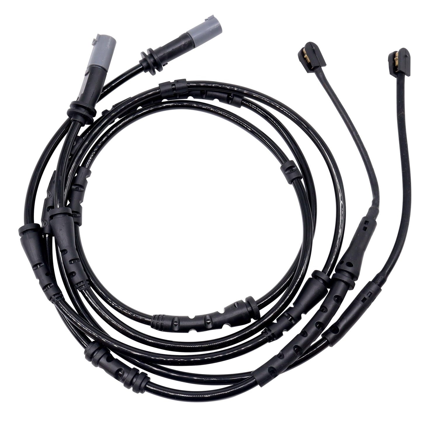 HiSport Front and Rear Disc Brake Pad Wear Sensor Kit - Compatible with BMW F25 X3 2011-2017 F26 X4 2015-2018 Replace 34356790303 34356790304-2Pcs