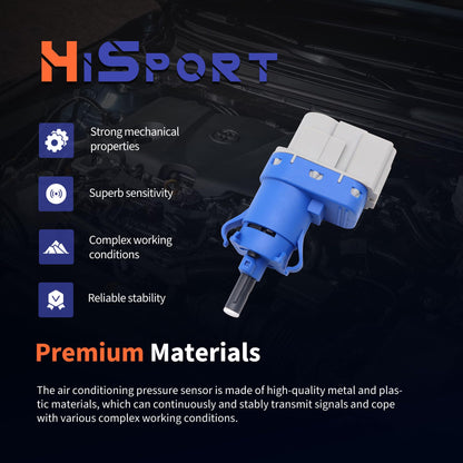 HiSport 4 Pin Brake Light Switch 4838697 Compatible with Ford Lincoln Mazda Mercury Volvo 8T4T-9G854-AA BN7N-66-490 31264377