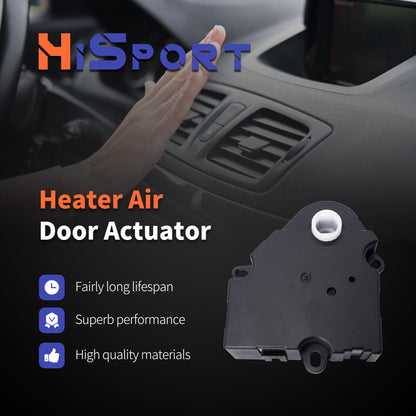 HiSport HVAC Air Door Actuator Compatible with Chevrolet Avalanche Cheyenne Silverado Sonora Suburban Tahoe & GMC Sierra Yukon & Cadillac Escalade & Hummer H2 604-112 15-73952