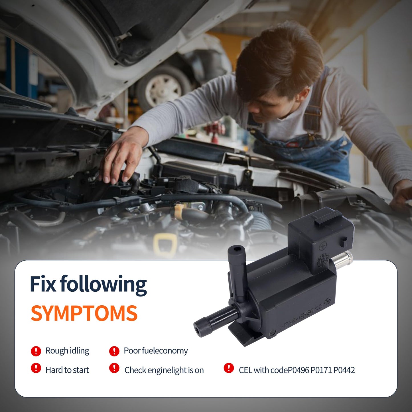 HiSport Turbo Boost Control Valve 55354158 - Compatible with Saab 9-3 2003-2011 2.0L 2.8L - Replaces 700326030 12791173 5860854