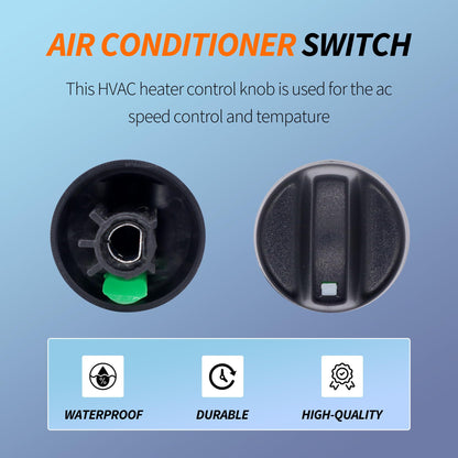 HiSport 1PC A/C Heat Control Knob Switch Button Compatible with Ford Explorer Ranger E-150 E-250 (1993-1994) Made by ABS Plastic Black Heater A/C Knob Replacement for OEM F3TZ18513A