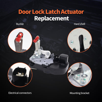 HiSport Rear Tailgate Side Door Latch Lock Actuator 931-713 Compatible with Jeep Liberty 2003-2007 Sport Utility Rear Tailgate Replaces 55360641AA 55360641AB 55360641AE