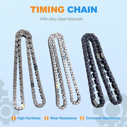 HiSport 9-0753S Timing Chain & Component Kit Compatible with Buick Enclave, Cadillac ATS, Chevrolet Camaro, GMC Acadia, Pontiac G6, Saab 9-4X, Saturn Aura, Suzuki Grand Vitara Replace 9-0753SX