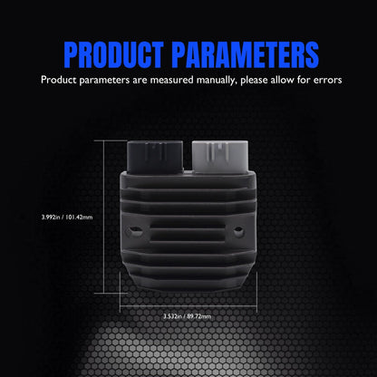 Hisport Voltage Regulator Rectifier - Compatible with Yamaha Grizzly 550 2009-2014/ Rhino 700 2008-2013/ Viking 700 2014-2023/ Kodiak 700 2016-2023/ Wolverine 700 2016-2018 Replaces 1D7-81960-01-00