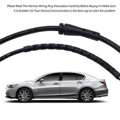 HiSport Front and Rear Brake Pad Wear Sensor 34356789440 + 34356789445 Compatible with BMW E81 E87 E82 E88 E90 E91 E92 E93 (2 Sets/4 PCS)