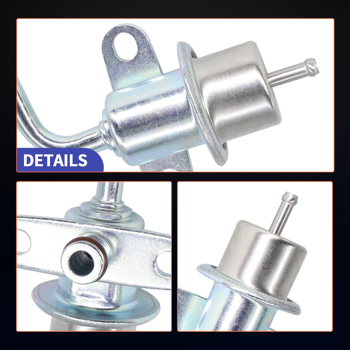 HiSport Fuel Injection Pressure Regulator PR4145 Replacement for Toyota Tacoma T100 4Runner Tundra, 3.0 Bar