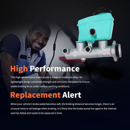 HiSport Brake Master 472013D350 Cylinder with Reservoir and Cap Compatible with Toyota 4Runner L4 2.7L 1996 1997 1998 1999 2000