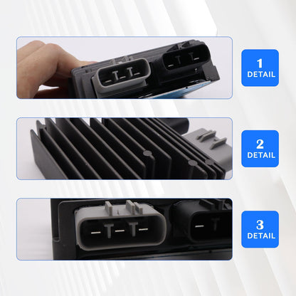 HiSport 31600-HP5-601 Voltage Regulator Rectifier Compatible with Honda Big Red 700 MUV700 Rancher 420 TRX420FA TRX420FE TRX420FM TRX420FPA TRX420FPE TRX420FPM TRX420TE TRX420TM 2007-2013