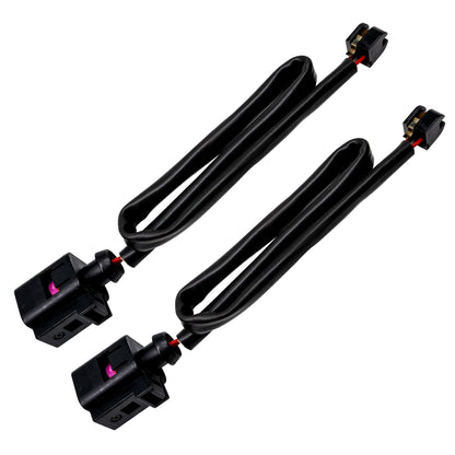 HiSport Driver and Passenger Side Disc Brake Pad Wear Sensors - Compatible with Porsche Cayenne 2011-2018 Panamera 2011-2016 - Replace 7P0907637A 95861236500 355251921