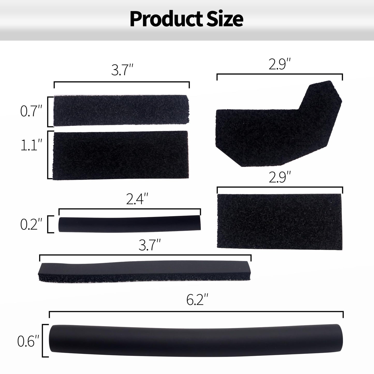 HiSport 68026937AB Hard Top Foam Blocker Seal Kit - Compatible with Wrangler JK 2007-2017