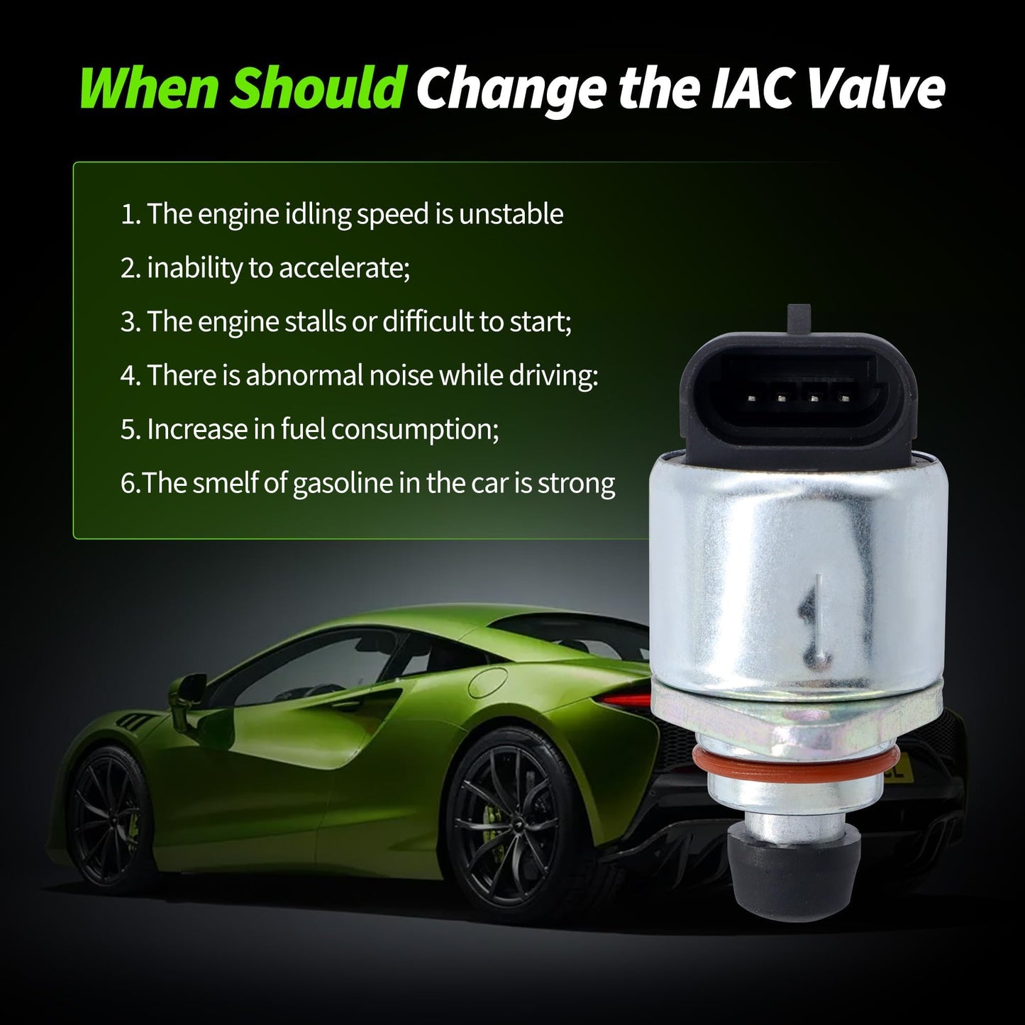 HiSport Fuel Injection Idle Air Control Valve Compatible with Cadillac Escalade,Chevrolet Chevy Astro Blazer,GMC Sierra 1500 Sierra 1500 Classic Sonoma Yukon,Isuzu Hombre,Oldsmobile Bravada 17113209