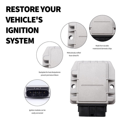 HiSport 89621-26010 Ignition Control Module Compatible with Lexus LS400,LX450,SC400;Toyota 4Runner,Camry,Celica,Corolla,Land Cruiser,MR2,Paseo,Previa,RAV4,T100,Tacoma 1995-1997,Tercel 1991-1994