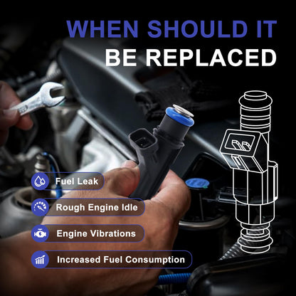 HiSport 12571863 Fuel Injectors Compatible with Chevy Cavalier 2.2 L 2003-2005,Pontiac Sunfire 2.2L 2003-2005 Replace 12571863 4PCS