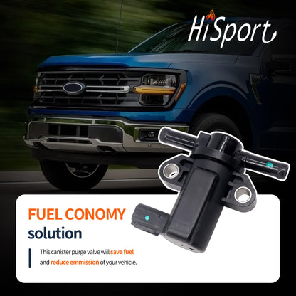 HiSport 14930-7s000 Vapor Canister Purge Solenoid Valve - Compatible with Nissan Armada Titan Pathfinder Xterra Frontier NV1500 NV2500 NV3500 2004-2016 Infiniti QX56 2004-2010
