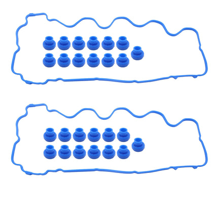 HiSport Valve Cover Gasket Set Kit - Compatible with Avanti Ford Explorer Explorer Sport Trac F-150 Mustang Expedition F-250 F-350 Super Duty Lincoln Navigator Mark LT 4.6L 5.4L - Replace VS50687R