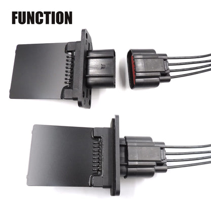 HiSport WPT688 WPT 688 HVAC Blower Motor Resistor Connector Wire Harness Pigtail S1763 14 AWG Compatible with Ford F-150 2009-2014