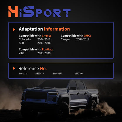 HiSport 604-132 HVAC Blend Door Actuator - Compatible with Chevy Colorado 2004-2012 SSR 2003-2006 GMC Canyon 2004-2012 Pontiac Vibe 2003-2008