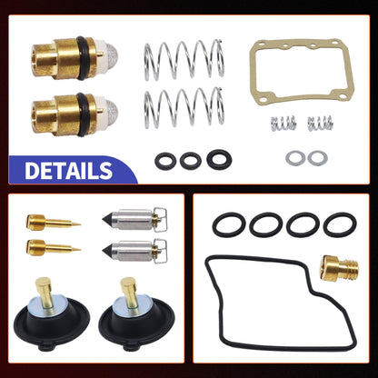 HiSport Carb Carburetor Rebuild Repair kits Compatible with Suzuki Intruder VS1400GLP VS800 VS800GL VZ800 2-Pack