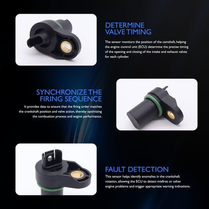 HiSport Crankshaft Position Sensor - Compatible with BMW Morgan Rolls-Royce Replaces 13627548995