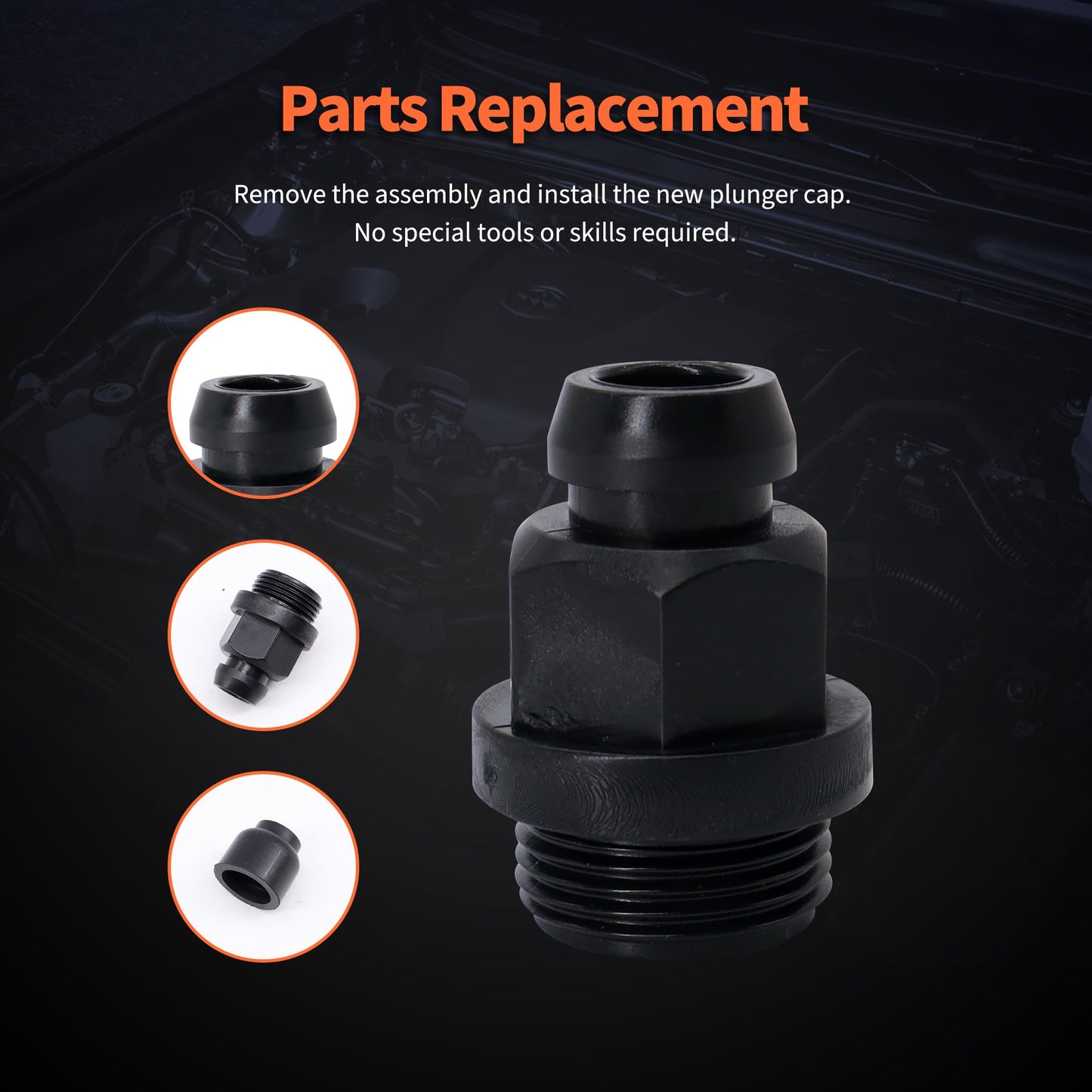 HiSport Carburetor Choke Cable Plunger Cap - Compatible with Yamaha Grizzly 300 350 400 450 600 660