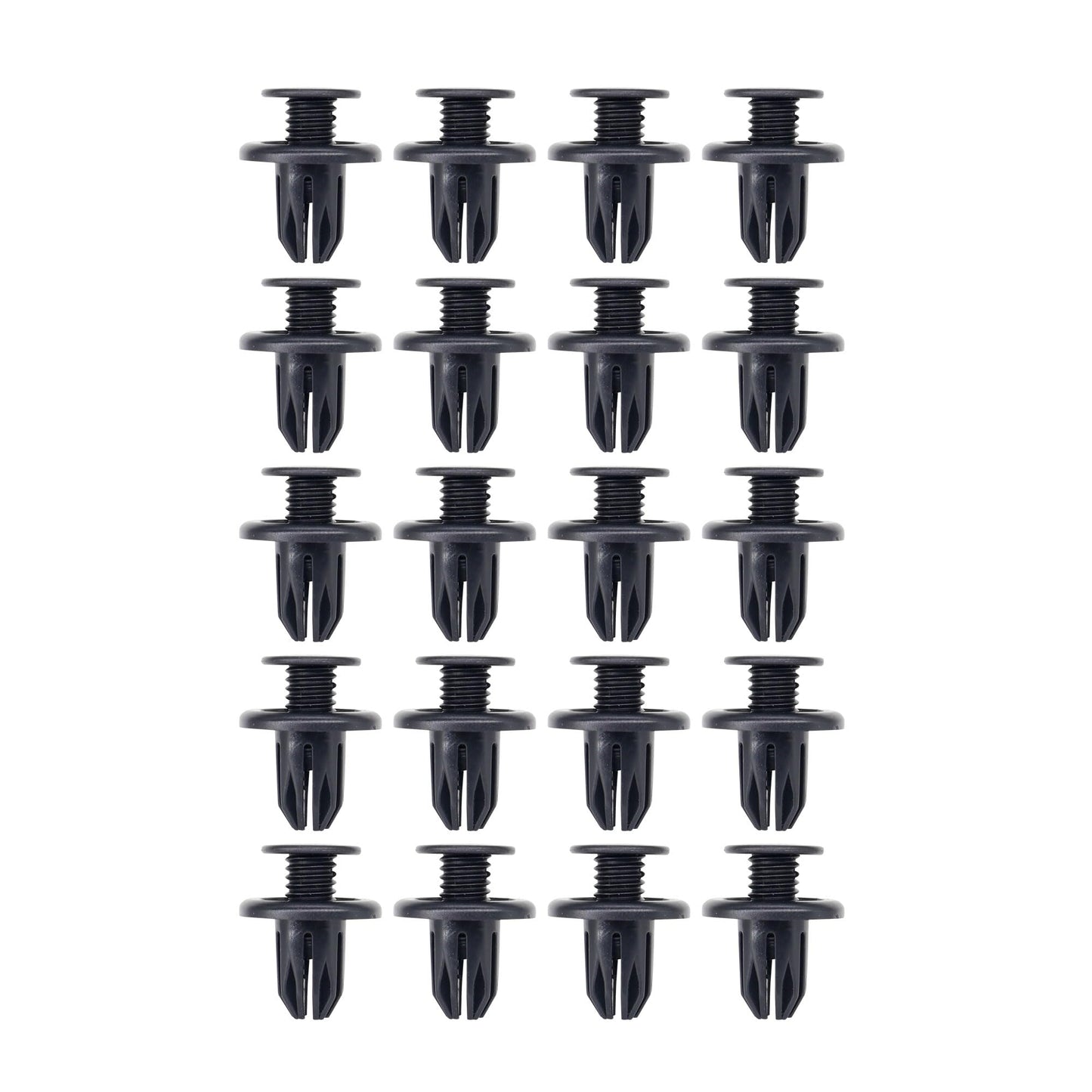 HiSport 20Pcs Front Rear Bumper Push-Type Retainer Clips Bumper Cover Fender Liner Fastener - Replaces 07130702966 91503-SP0-003 Compatible with BMW Honda Acura Mini Cooper Countryman Cooper Paceman