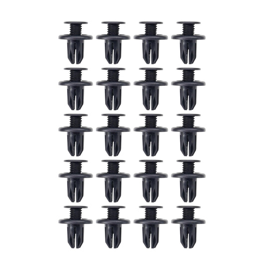 HiSport 20Pcs Front Rear Bumper Push-Type Retainer Clips Bumper Cover Fender Liner Fastener - Replaces 07130702966 91503-SP0-003 Compatible with BMW Honda Acura Mini Cooper Countryman Cooper Paceman