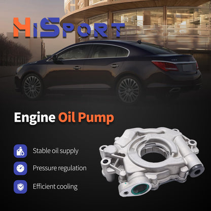 HiSport High Pressure Oil Pump 10452 53021622BH Replacement For Jeep Dodge Chrysler 300 Aspen Charger Durango Challenger Ram 1500 2500 3500 4500 5500 Cherokee Commander 5.7L 6.4L