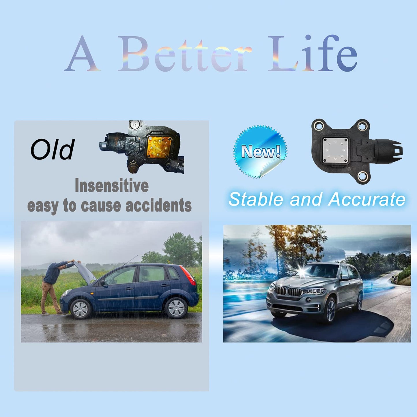 HiSport Variable Timing Eccentric Shaft Sensor 11377524879 917030 - Compatible with 128i, 325i, 328i, 330i, 525i, 528i, 530i, X3, X5, Z4