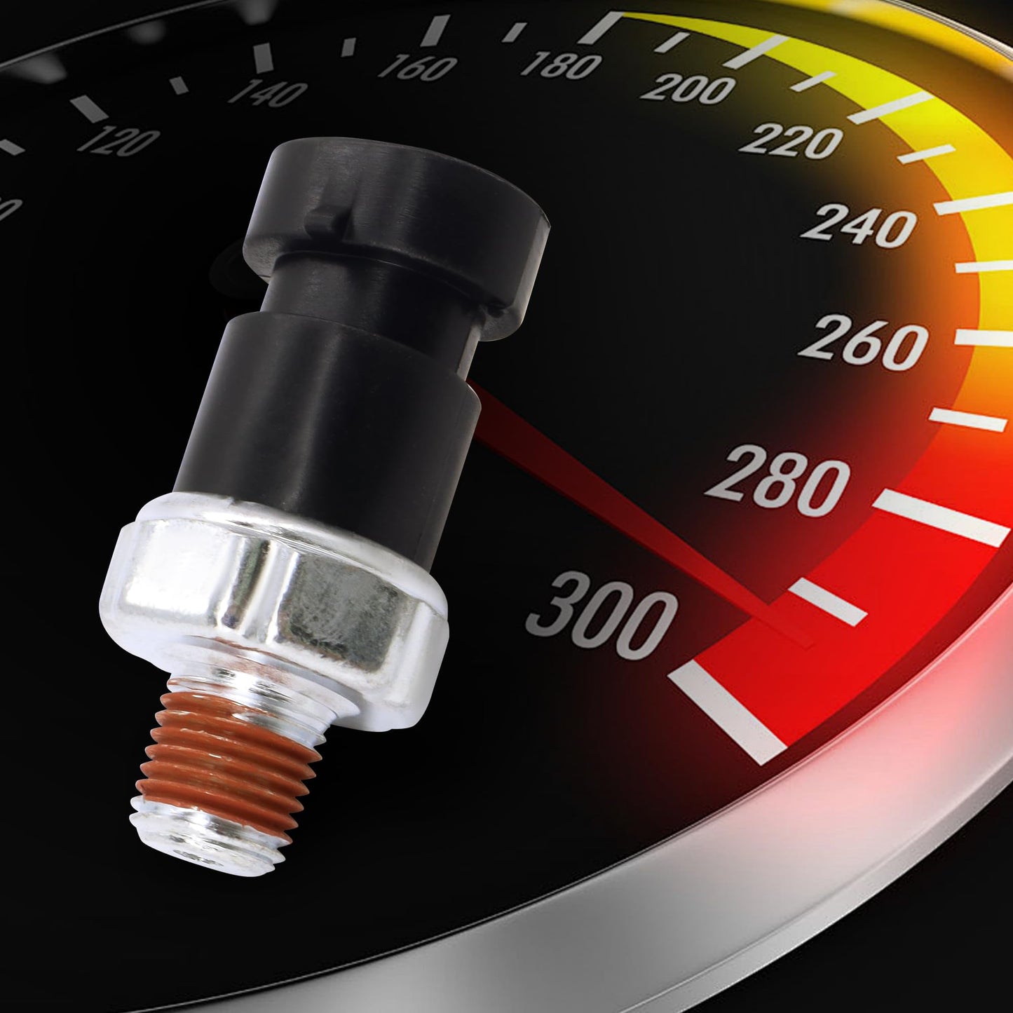 HiSport 1 Pin Oil Pressure Sensor Switch Compatible with Buick Chevy Pontiac Oldsmobile Saturn,Replacment for Jeep Buick DJ5 79-09,OPS802 24575739 25036853 25036934 25036853