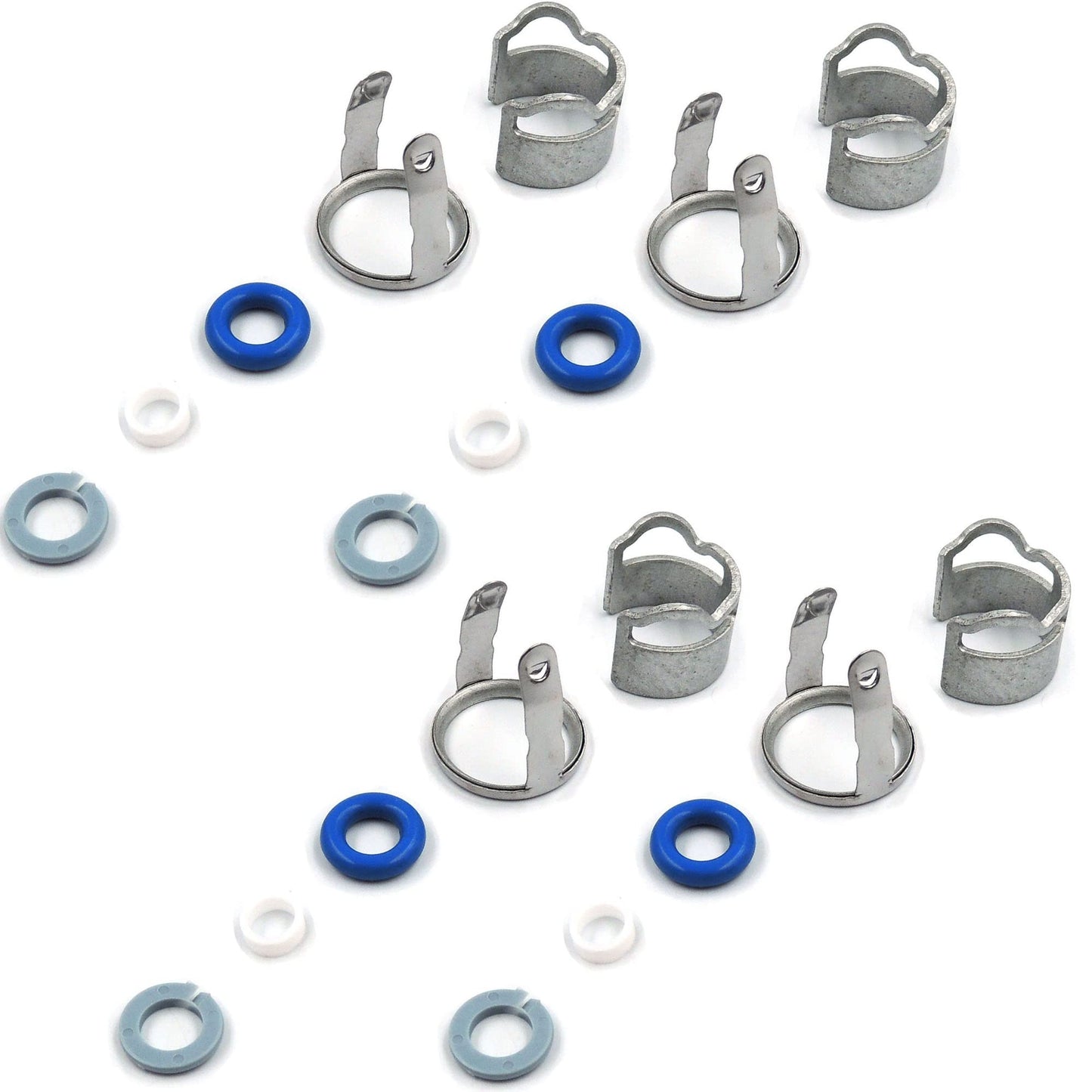 HiSport Fuel Injectors Seals Repair O-Ring Kit 06D998907 Replacement for Audi A3 A4 TT, Compatible with Volkswagen Eos, Golf, GTI, Jetta, Passat, Tiguan (4 Pack)