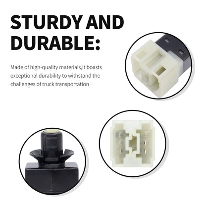 HiSport 0015453109 Brake Light Switch Lamp 6 Pins - Compatible with Mercedes-Benz C280 E430 S350 G550 SL500 SLK320 CL600 CLK55 Dodge Sprinter 3500 Sprinter 2500 Chrysler Crossfire 1999-2010