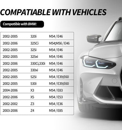 HiSport Engine Head Valve Cover Gasket Set with 15 Grommet Seals 11120030496 Compatible with BMW 330Ci E46 E39 E60 M54 E53 E83 X3 X5 Z3 Z4 L6 325Ci 325i 325xi 330Ci 330i 330xi 525i 530i