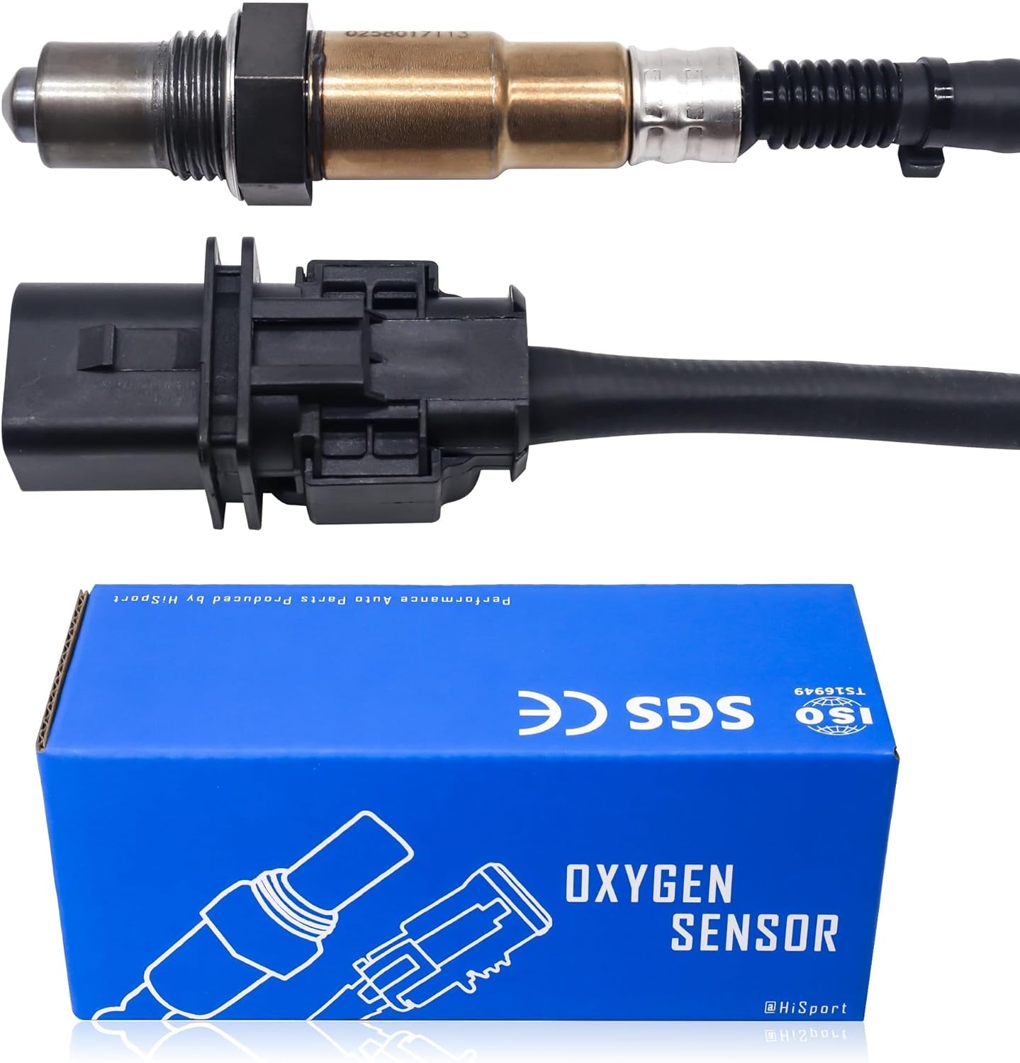 HISports Vorder Lambdasonde O2 Sensor 258017113 Kompatibel mit 06-13 MINI (R56) Cooper Lambdasonde Vor Katalysator ersetzen 0258017113,11787549860