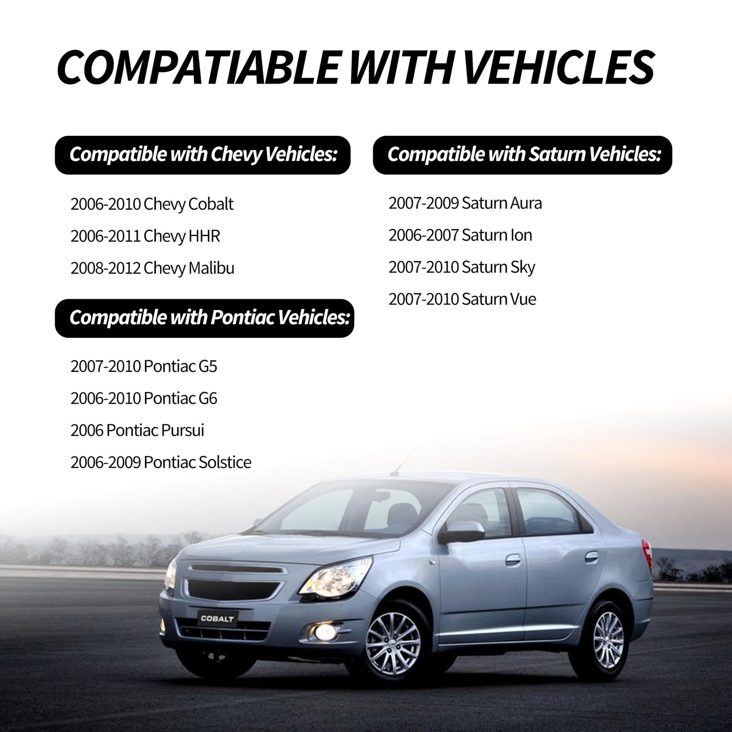 HiSport VS50769R Engine Valve Cover Gasket - Compatible with Chevy Cobalt HHR Malibu 2006-2012 Pontiac G5 G6 Pursuit Solstice 2006-2010 Saturn Aura Ion Sky Vue 2006-2010 - Replace 12598014