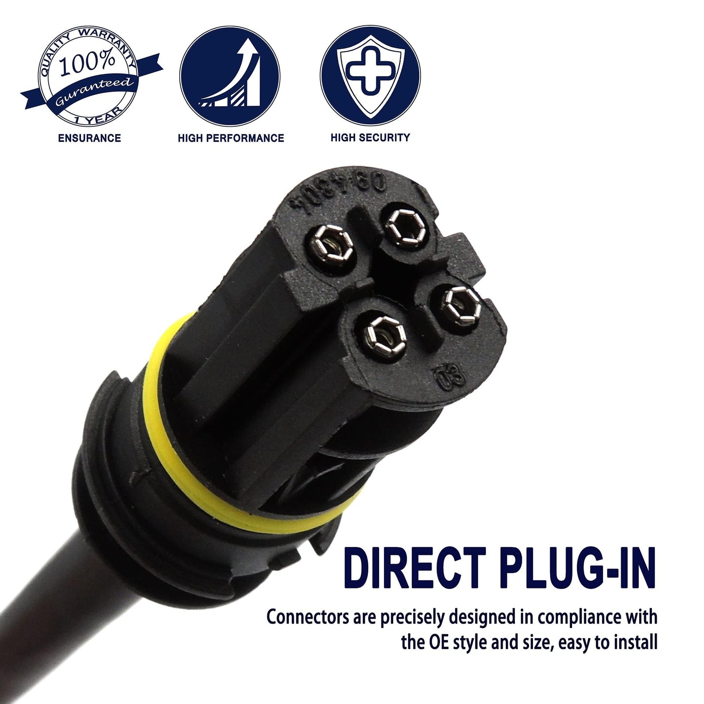 HiSport Oxygen Sensor Compatible with BMW X3 X5 X6 Z4 Alpina B6 B7 B7L 1 Series M 125i 128i 130i 135i 323i 325i 325xi 328i 328xi 330i 330xi 335i 335IS 335xi 528i 528xi 535i 535xi Replaces 250-24713