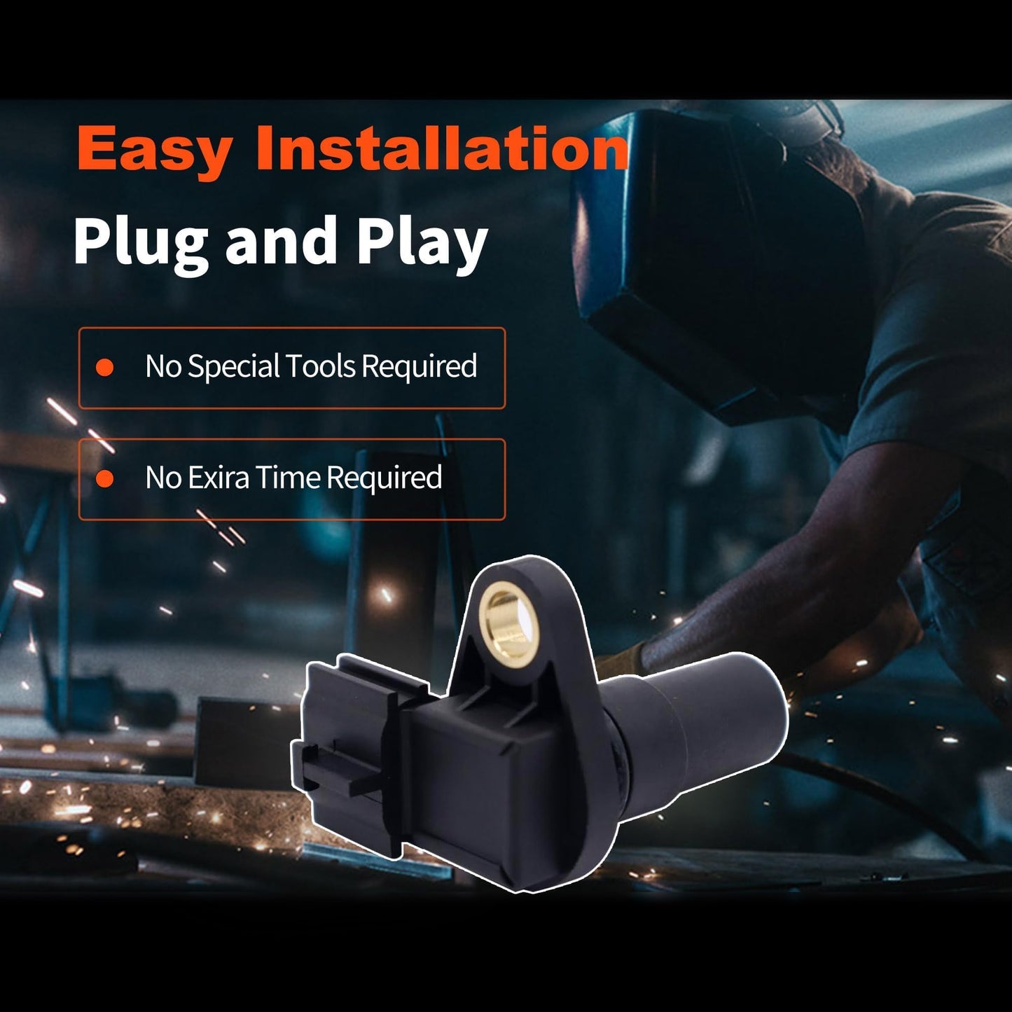 HiSport Transmission Speed Sensor 31935-8E006 - Vehicle Speed Sensor(VSS) - Compatible with Nissan Maxima I30 I35 Altima Cube Quest Sentra Versa X-Trail 1999-2019