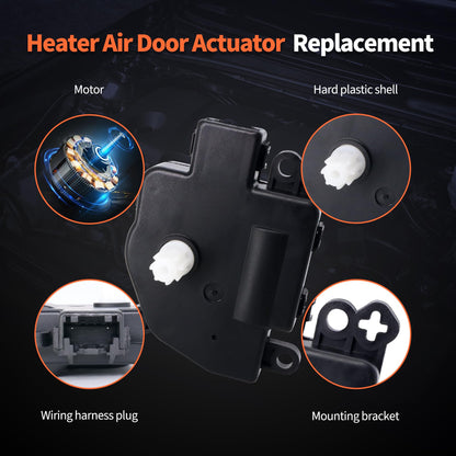 HiSport 604-970 HVAC Blend Door Actuator - Compatible with Infiniti QX56 2004-2010 Compatible with Nissan Armada 2005-2015 Pathfinder Armada 2004 Quest 2004-2009 Titan 2004-2015