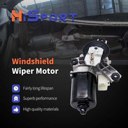 HiSport New Front Windshield Wiper Motor - Compatible with Cadillac Chevy GMC Escalade C1500 C2500 Suburban C3500 C3500HD Kodiak C6500 C70 C7500 K1500 1990-2002 - Replace 12368702