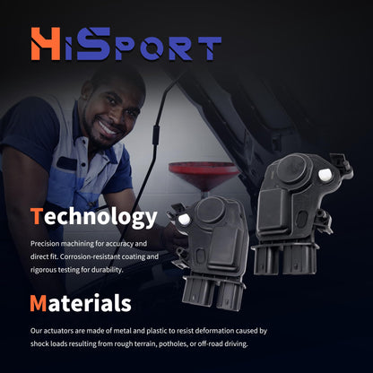 HiSport 72155-S5P-A11 Door Lock Actuator Motor Front Left & Right - Compatible with Honda Accord 2003-2007 Civic 2001-2005 CR-V 2002-2006 Odyssey 2005-2009 Pilot 2003-2008 Acura RSX 2002-2006