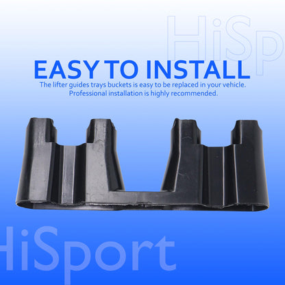 HiSport 12595365 Lifter Guides Trays Buckets - Compatible with GMC Canyon Envoy Savana Chevrolet Avalanche Camaro Hummer H2 H3 H3T Buick Rainier Cadillac CTS Replaces 12569259